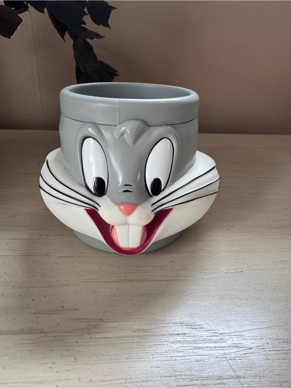 Vintage 1992 Bugs Bunny Ceramic Face Mug
